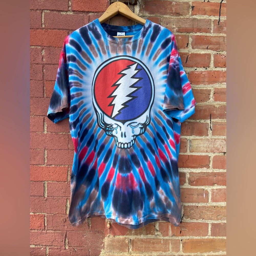 Vintage  grateful dead fare thee well tie dye band tee